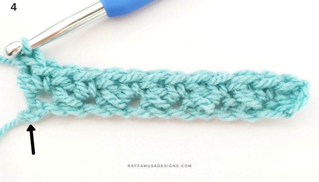 Crochet Suzette Stitch Tutorial - 4 - Raffamusa Designs