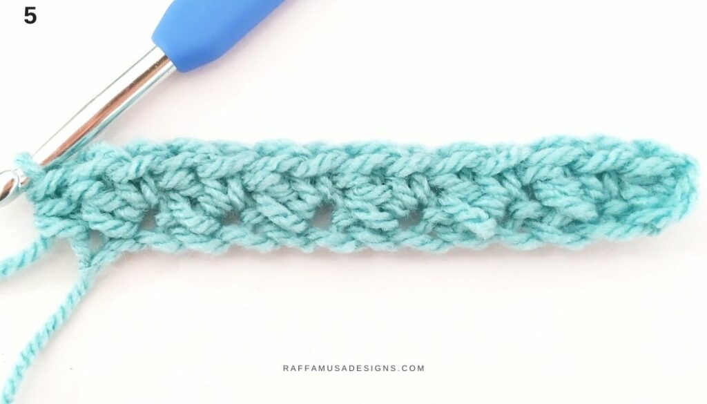 Crochet Suzette Stitch Tutorial - 5 - Raffamusa Designs