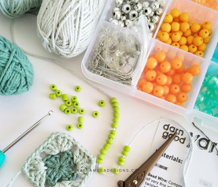 Bead your Yarn before crocheting!