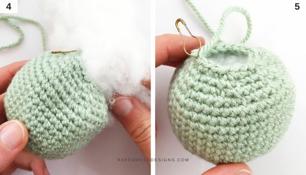 How to Crochet a Perfect Amigurumi Ball - 4-5 - Raffamusa Designs