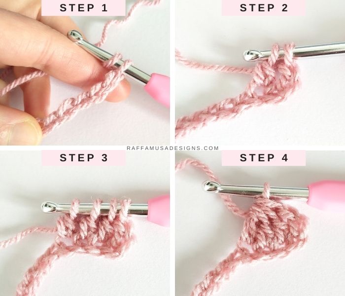 Feather and Fan Stitch Crochet Tutorial - Row 1, Part 1