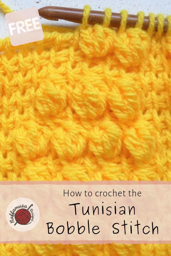Tunisian Crochet Bobble Stitch