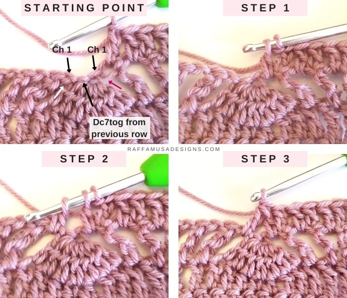How to Crochet 2 together - Step-by-Step Tutorial - Raffamusa Designs