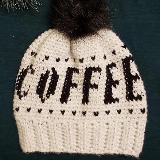 Melanie Norris - Coffee Slouchy Hat