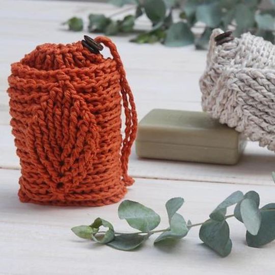 Moara Crochet - Leaf Soap Saver