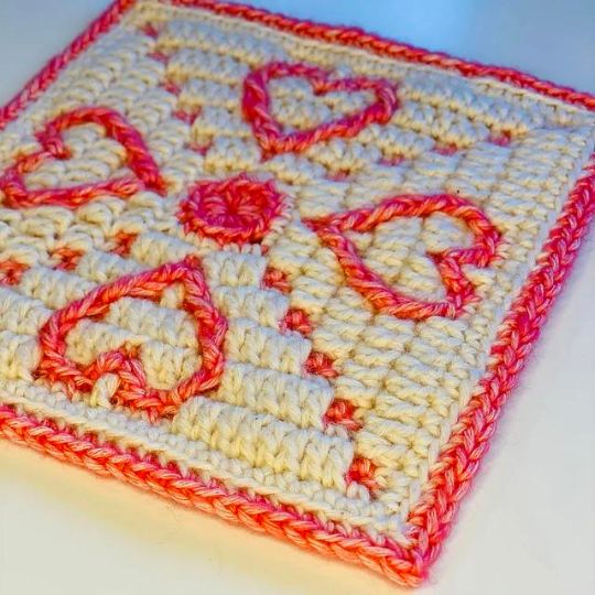 Mosaic Crochet HOPE Square -Tinna Hekl
