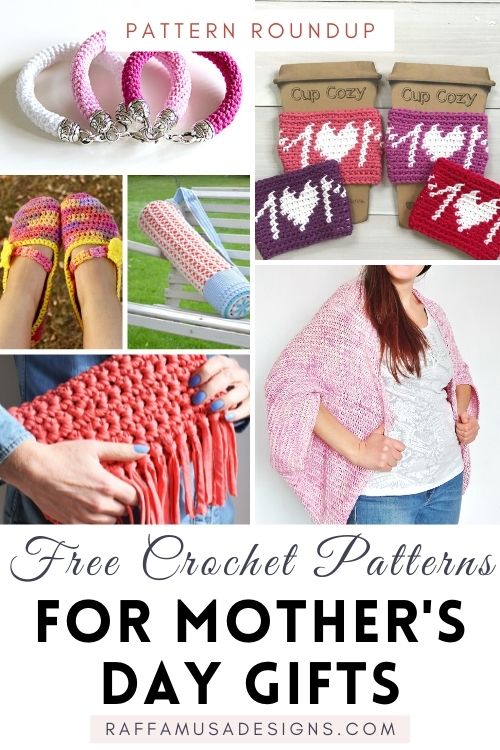 Free Crochet Patterns for Mother's Day Gifts - Raffamusa Designs