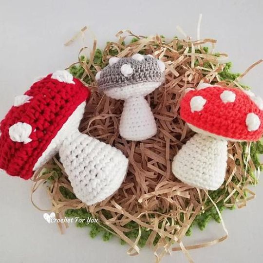 Mushroom Amigurumi - Crochet For You