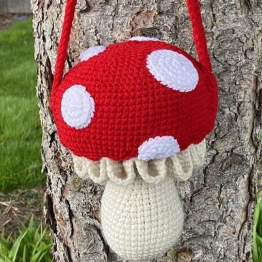 Mushroom Purse - Cutiepie Crochet
