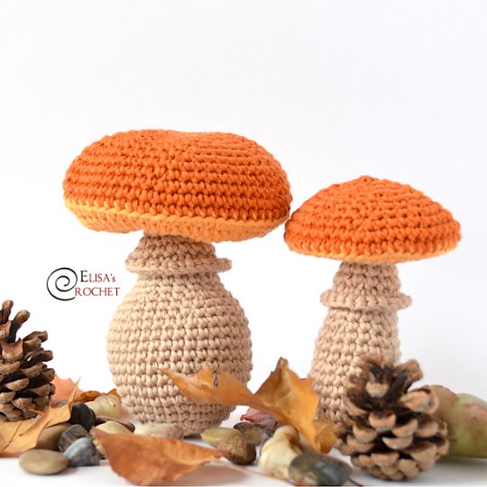 Mushrooms - Elisa's Crochet