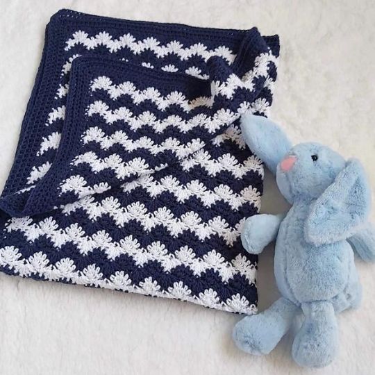 Nautical Waves Blanket - Annie's Design Crochet
