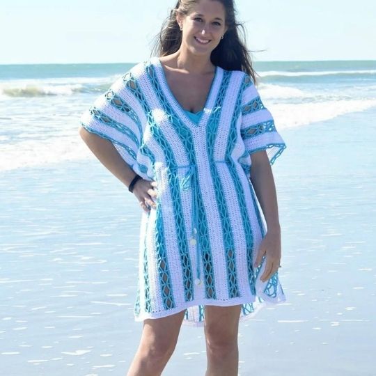 Beach Day Cover Up Tunic by Pattern Paradise