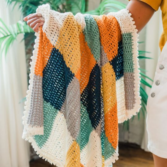 Crochet Quinn Blanket - TL Yarn Crafts