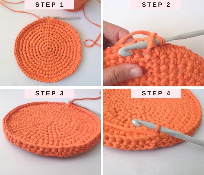 Crochet Bottom for the Tapestry Crochet Sea Waves Basket - Free Pattern