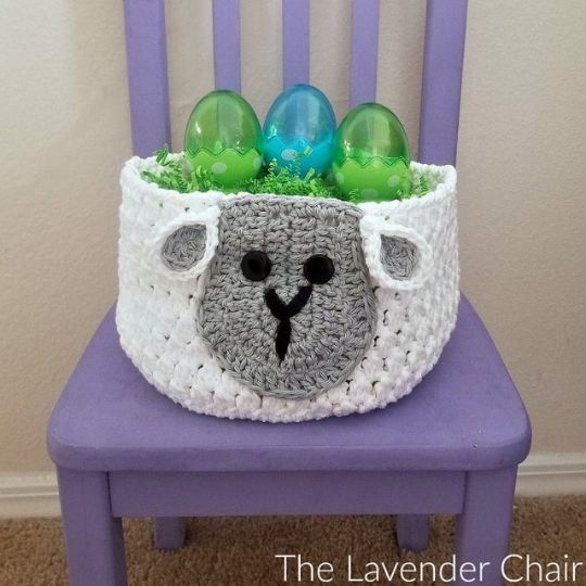 Sheep Basket by The Lavender Chair