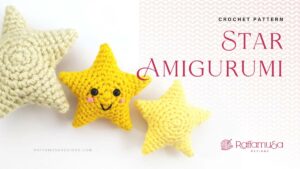 How to Crochet an Amigurumi Star - Free Pattern - Raffamusa Designs