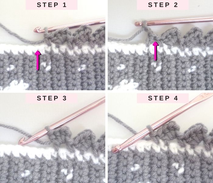 How to crochet the border - Step-byStep Tutorial - Raffamusa Designs