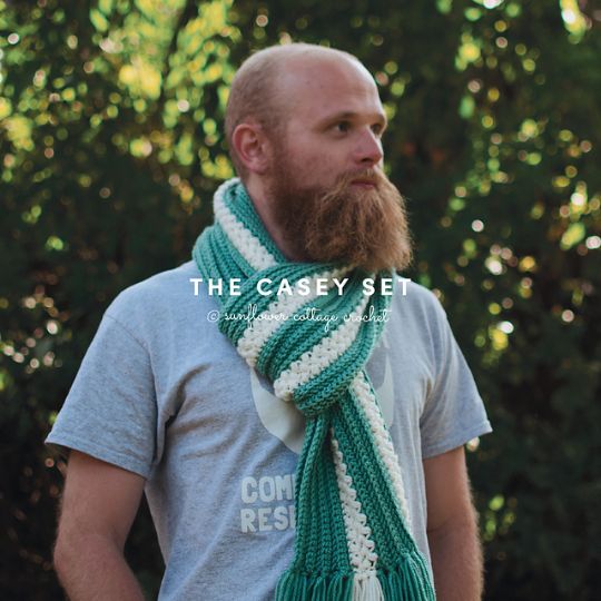 Sunflower Cottage Crochet - The Casey Scarf