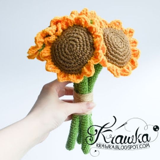 Sunflower Bouquet by Krawka