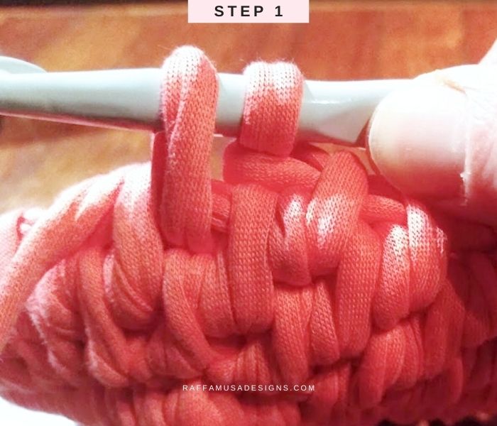How to crochet the Heart Basket - Stitch Tutorial - Step 1