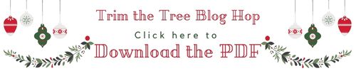 Trim the Tree Blog Hop - Ravelry Button
