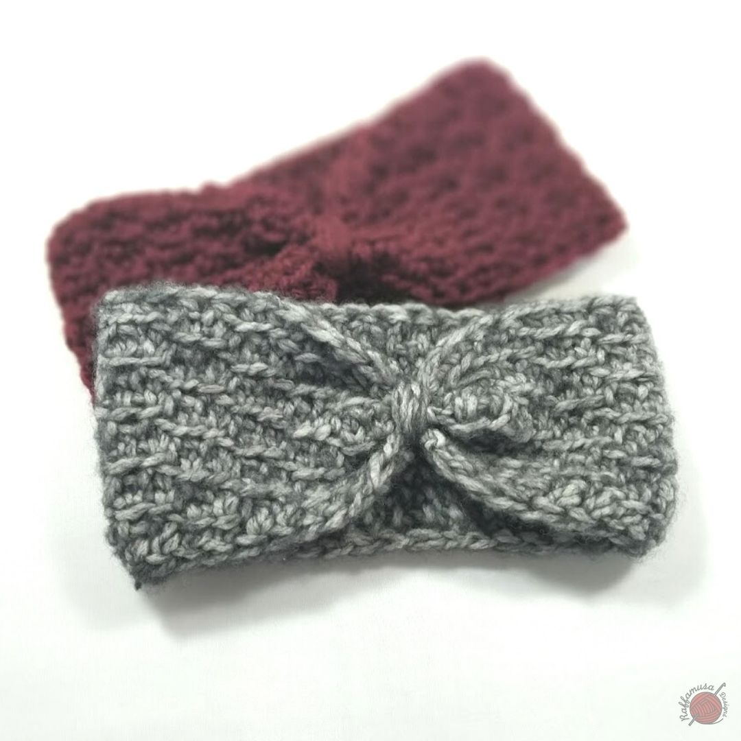 Free Tunisian Crochet Pattern – Diagonal Lattice Headband