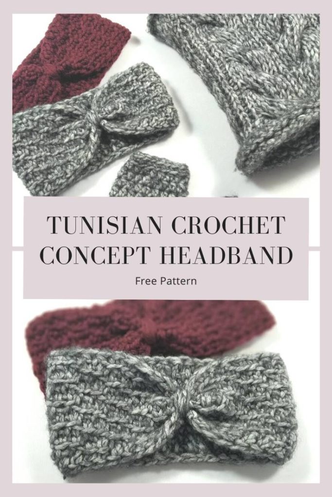 Tunisian Crochet Concept Headband