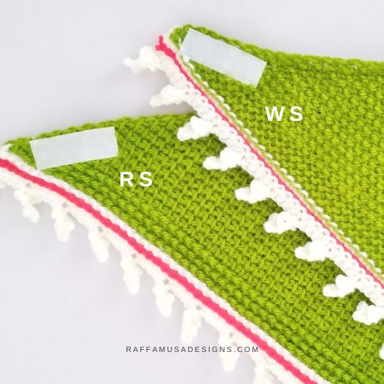 Crochet Dog Bandana - Attach Velcro Straps - Raffamusa Designs