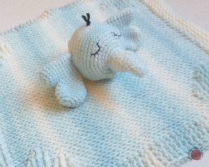 Tunisian Crochet Elephant Baby Lovely