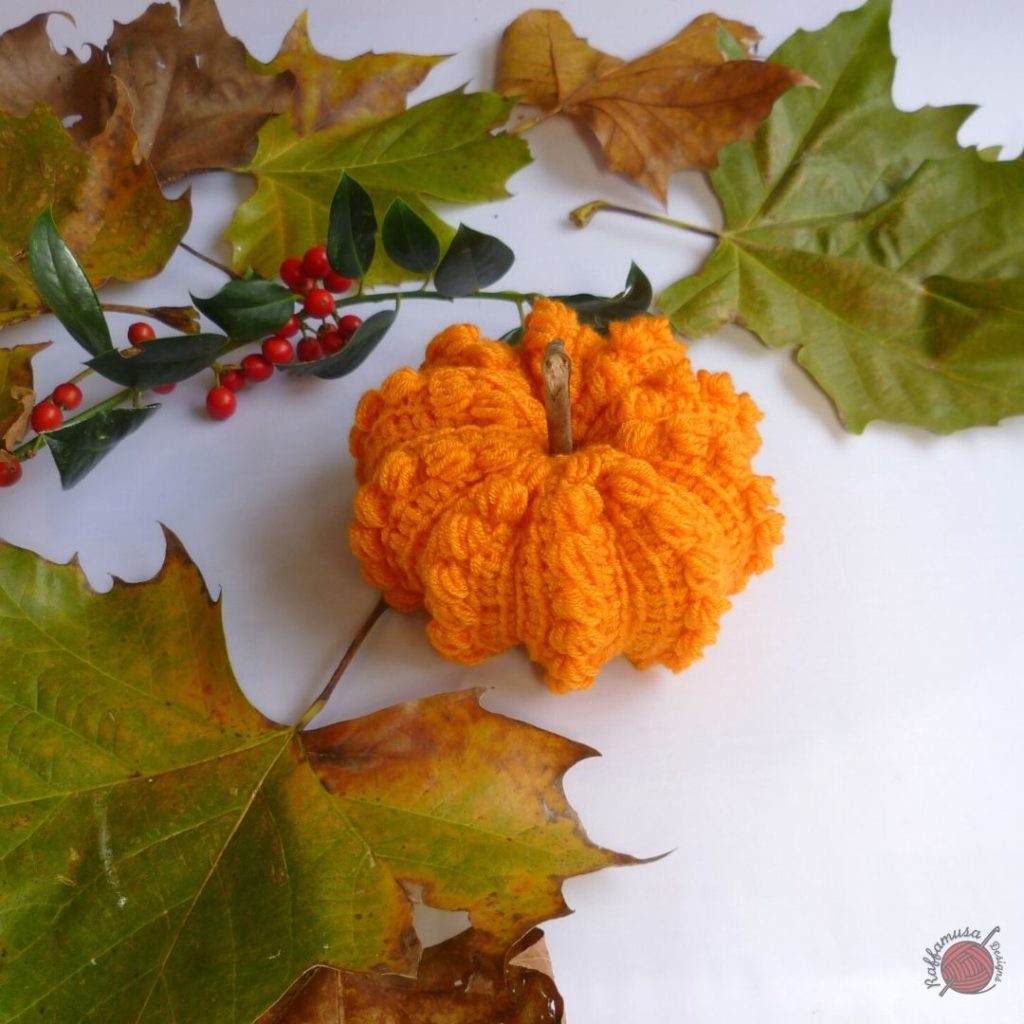 Tunsian Crochet Puffy Pumpkin