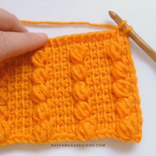 Tunisian Crochet Puffy Pumpkin - Free Pattern - Raffamusa Designs