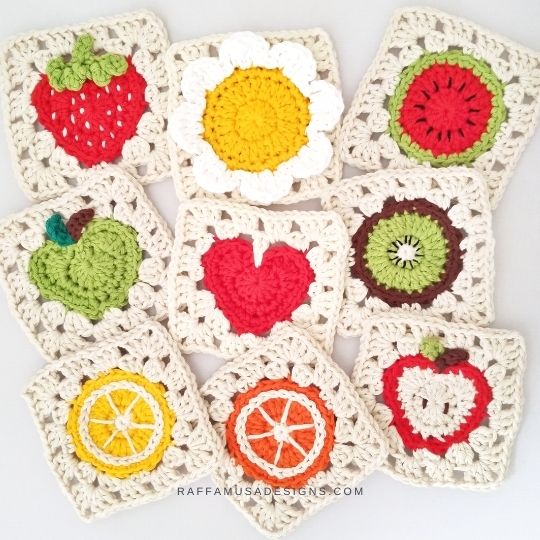 Tutti Frutti Granny Squares – Free Crochet Patterns & CAL