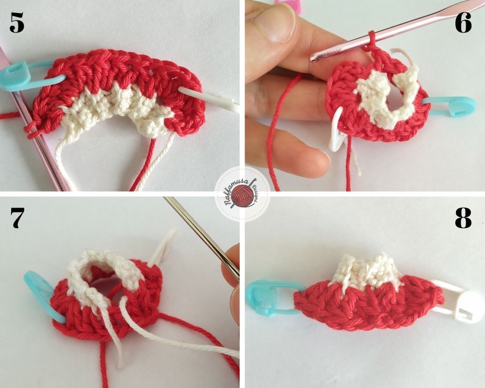 How to crochet the body of the ugly Christmas sweater, part 1