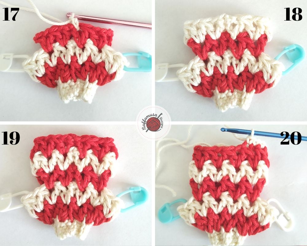 How to crochet the body, part 4