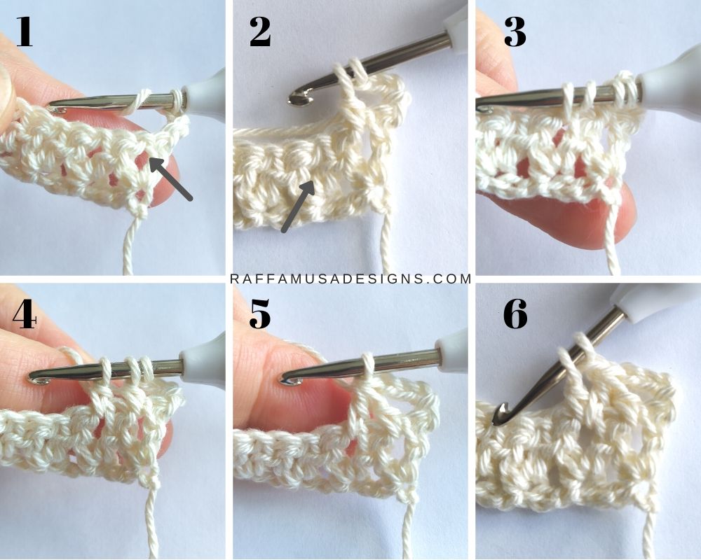 Alternative method for crocheting the V-stitch