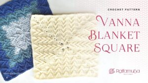 Vanna Blanket Square - Free Crochet Pattern - Raffamusa Designs